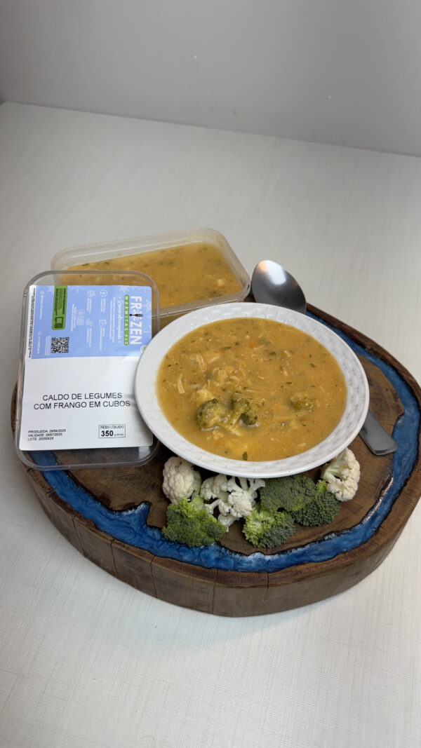 Caldo de legumes com frango (S22)